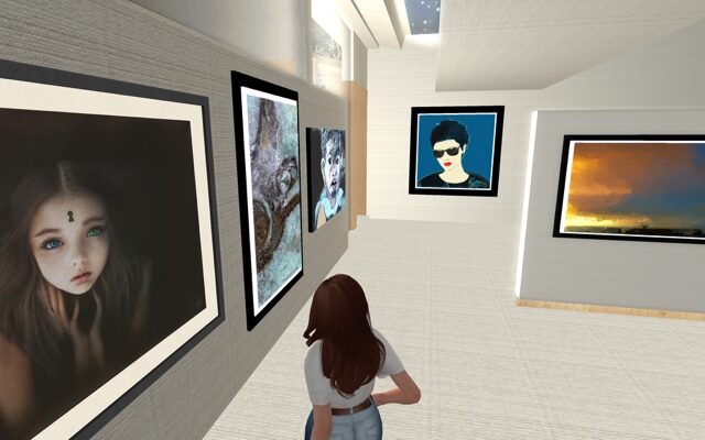 Pinkrachel in The Free museum - second life _001